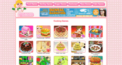 Desktop Screenshot of cooking-game.com
